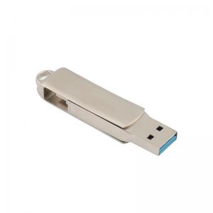 China Silver Body Laser LOGO Type C USB With Key Hole Can Put Lanyard And Keyring supplier