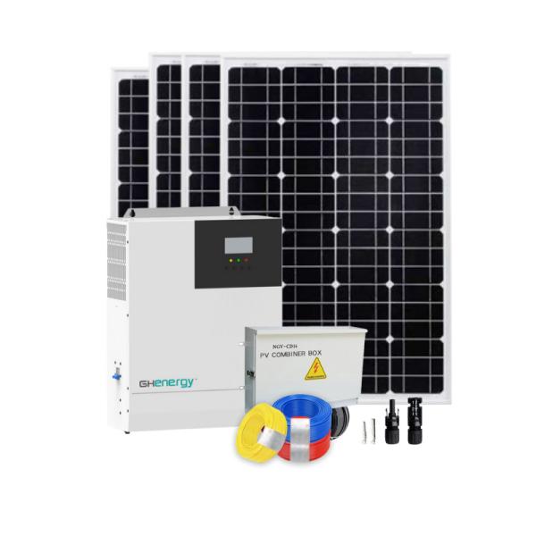 3KW-20KW Poly Solar Panels And Powerwall With Lithium Battery