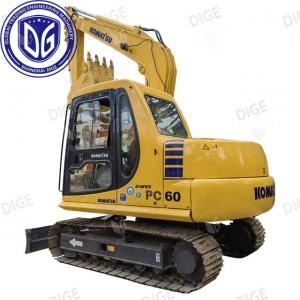 China 6 Ton Komatsu PC60 88% New Used Hyundrulic Small Narrow Channel Usage Excavator supplier