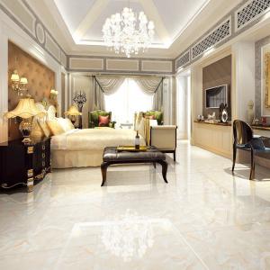 Large White Marble Look Porcelain Tile / Marble Porcelain Floor Tile 800x800