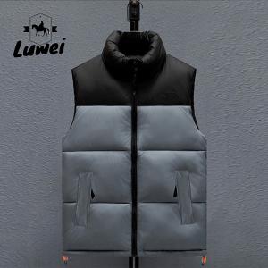 China Winter Windproof Casual Stand Collar Mens Formal Utility Waistcoat Men Puffer Gilet Mens Fleece Gilets supplier