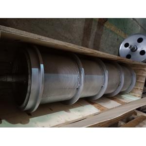 Construction Wall Scraping Offshore Crane Parts Gray Four Roller