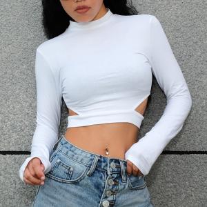 Fitness Clothing Long Sleeve T-Shirt Women Sexy