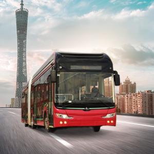 China ABS Tire Urban Zev Bus 45 Seat LiFePo4 New Energy City Tour Bus 18m supplier