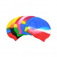 China Solid Long Hair Earmuffs Waterproof Swim Cap Reversible For Adults Kids on sale