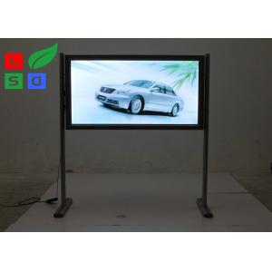 Depth 90mm B0 B1 LED Outdoor Light Box Double Sided With Swing Open Door