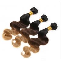 China 3 Tone Body Wave Natural Ombre Hair Extensions  Brazilian Hair Weave on sale