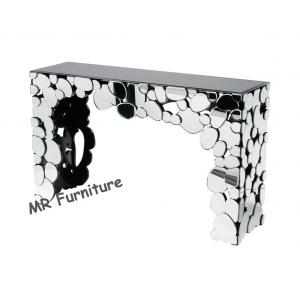 Pebbles Interiors Mirrored Hall Console Tables , Hotel Hallway Mirrored Sofa Table
