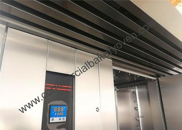 Double Rack Gas Rotary Oven , Commercial Rack Ovens For Loaf Production Line