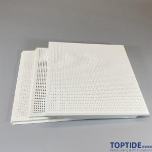Micro Perforated Aluminium Acoustic Ceiling Panel Metal Suspended Grid Ceiling for Office Building