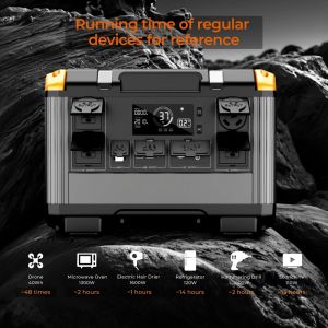 China 2016Wh LiFePO4 Portable Power Station with Jump Starter and Flashlight for Emergency Energy Storage wholesale