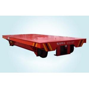 China 40 Ton Steel Coils Motorized Transfer Trolley Heavy Duty Motorized Rail Cart supplier
