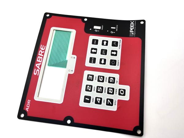 Dustproof Standard Membrane Switch Long Lifespan 1.0MM Thickness For CNC Machine