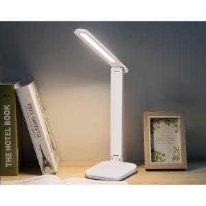 ABS 2000MAH Study Lamp With Adjustable Brightness , Foldable 7W Desk Reading Lamp