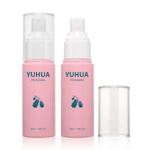 China Custom Color Plastic Packaging Bottles 40ml 50ml 60ml Sunscreen Facial Mist Spray Bottle supplier
