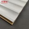 High Quality Wpc Wall Panel Fluted Laminated Wpc Panels White Design Indoor Decoration