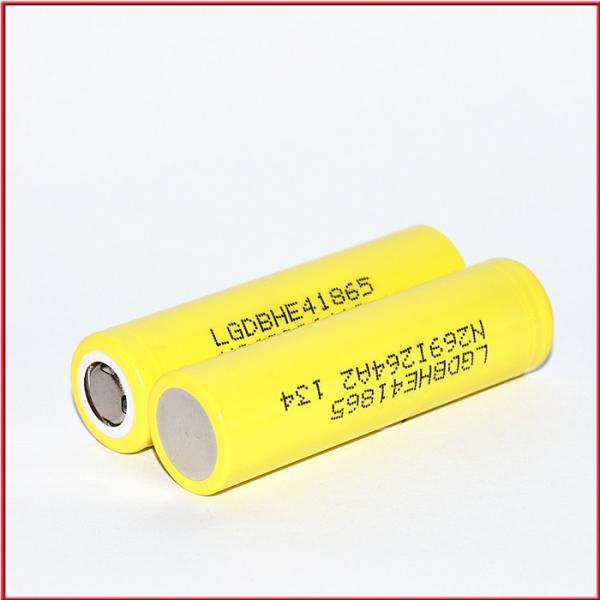 Rechargeable 18650 3.7 V Li Ion Battery 2500mah 30A Continuous Discharge