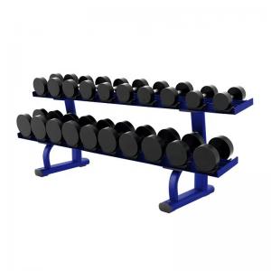 200KG Fitness Dumbbell Rubber Dumbbell Set Integrated Gym Trainer