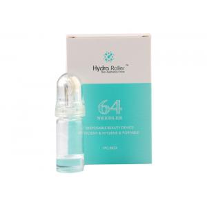 Microneedle Hydra Roller 64 Gold Tips dermal filler for hyaluronic acid facial massage derma roller bottle