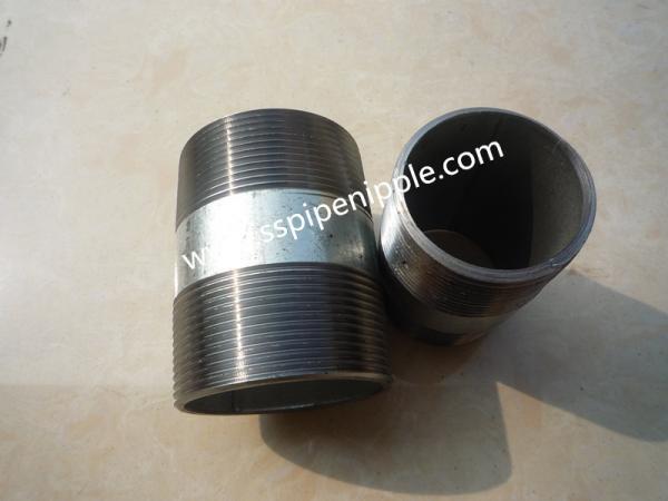 BS1387 Carbon Steel Pipe Nipples Natural Gas Water Industries Use