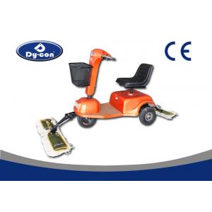 China Ride On Driving Dust Cart Scooter Complanate Floor Mopping Machine Blue Color supplier