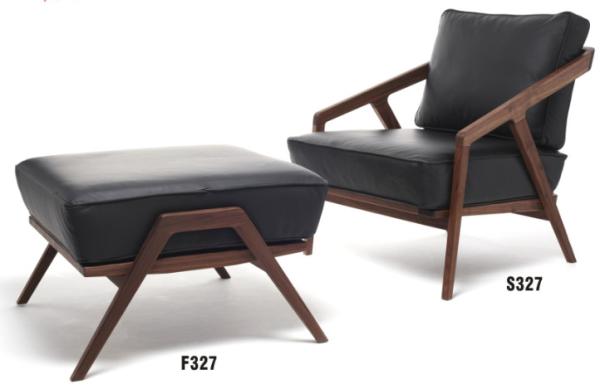 America style wooden frame home upholstered lounge chair furniture