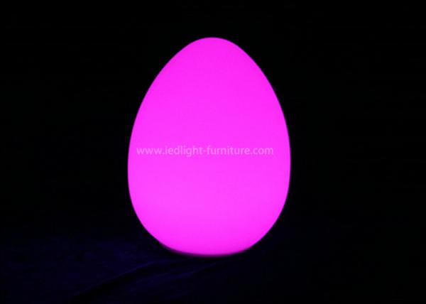 Dustproof LED Decorative Table Lamps , Large Outdoor Egg Shaped Led Lights