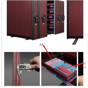 China Knock Down Structure Hanging Folders Mobile Archive System Unfolded wholesale