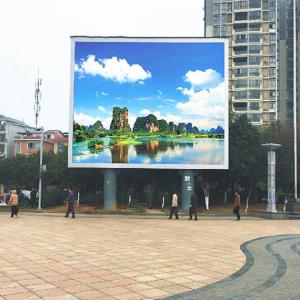 China 120° Viewing Angle Full Color LED Display Board P10 DIP346 Epistar Chip 300-750w supplier