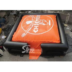 China 10x10m Outdoor Big BMX Inflatable jump air bag for outdoor stunt trainning supplier
