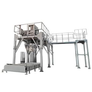 China Automatic Weighing FIBC Filling Bulk Jumbo Ton Bag Packaging Machine 200KG 500KG 1000KG Big Bag Packing Machine Ton Bag System wholesale