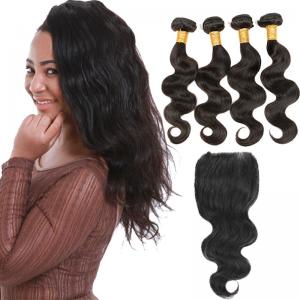 China Grade 8A Brazilian Human Hair Weave Bundles Without Chemical Process supplier