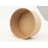 China Waterproof food grade brown Customers' Requirement Kraft Paper Bowls wholesale