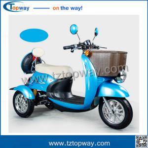 China Electric Mini three wheel tricycle for adults passenger with 48v 500w bldc motor supplier