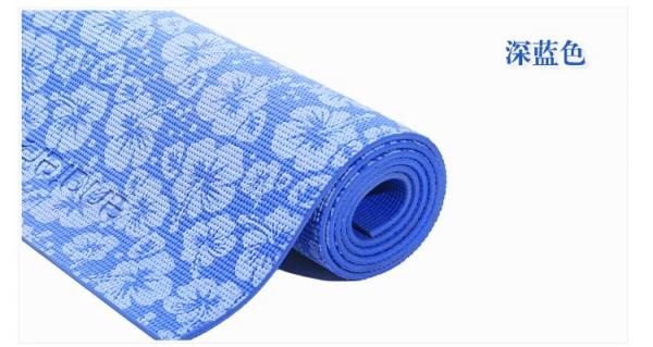 6MM PVC Fitness Gym Exercise Yoga Mat with printing ,yoga mat for professional