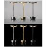 Home Decor USB Rechargeable Dimmer Touch Aluminum LED Table lamp For Restaurant
