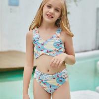 China Fish Digital Printing Children'S Swimming Suits Split Cute Girl Swimsuit Bikini on sale
