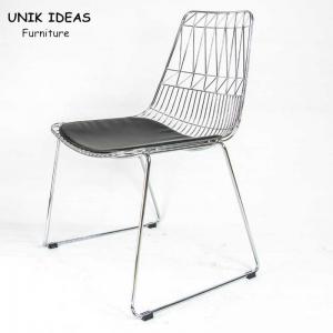 China Patio Metal Wrought Iron Dining Chairs Indoor Creative Home Leisure 46x53x80.5cm supplier