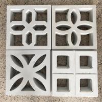 China Interiror And Exterior Wall Design White Decorative Concrete Screen Block Hollow Brick Garden on sale