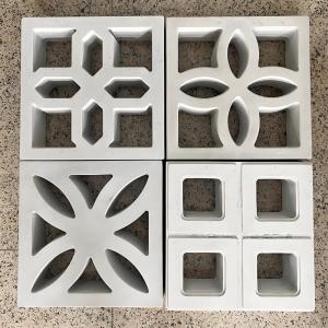 China Interiror And Exterior Wall Design White Decorative Concrete Screen Block Hollow Brick Garden wholesale