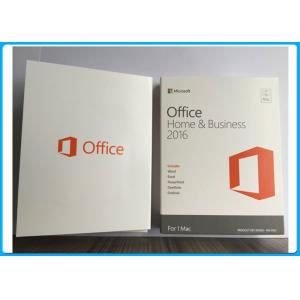 China Microsoft Office 2016 Home And Business for MAC Software PKC / Retail Version supplier