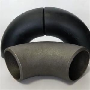 China Pipe Tubes Fitting 90 Degree Black Paint Seamless Carbon Steel Elbow Butt Stainless Welded Elbow Long Elbow Good Quality supplier