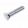 Grade 12.9 1/2 Inch Thread Plow Bolts White Blue Zinc Alloy Steel