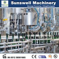 China 1200 Capacity Beer Bottling Machine Automatically Transferred By A Star Wheel on sale