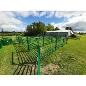 China Farm Animal Corral Fence Galvanized Metal Round Rail Livestock Horse Cattle supplier