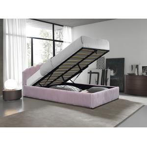China Tufted Upholstered Low Profile Storage Platform Bed Plywood Material Custom supplier