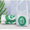 China Flexo Printing Compostable PBAT Cornstarch Shopping Bags Die Cut Pouch Bag wholesale