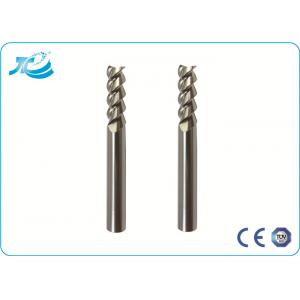 China Micro Grain Carbide End Mills For Aluminum , End Mill Tools 12mm 14mm supplier