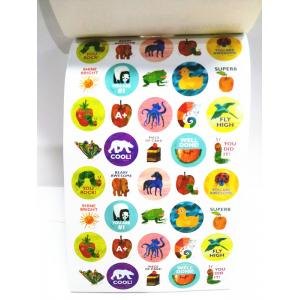 China Bepoke Tiny Sticker Book Printing Service Childrens Studying Learning wholesale
