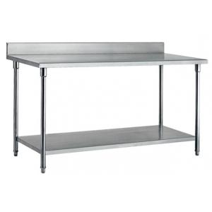 Kitchen Work Table With Under Shelf Stainless Steel Catering Equipment 1000*700*850mm